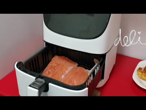 Salmón en #Freidora de Aire, súper jugoso una delicia😋