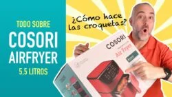 🔥 TODO SOBRE la AirFryer COSORI de 5,5L XXL ⚠️ Hago croquetas en la FREIDORA de AIRE mejor valorada