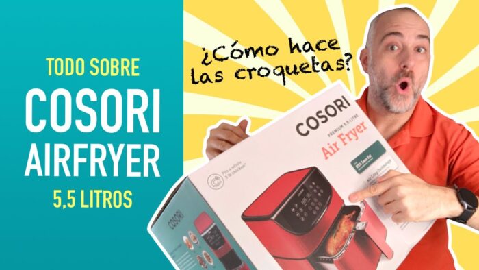 🔥 TODO SOBRE la AirFryer COSORI de 5,5L XXL ⚠️ Hago croquetas en la FREIDORA de AIRE mejor valorada