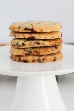 Thermomix Cranberry Shortbread