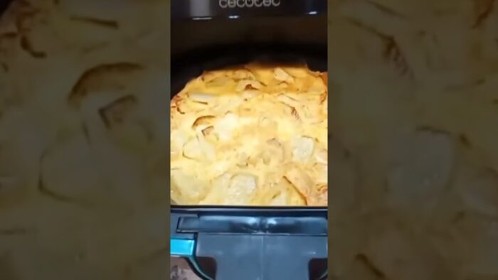 Tortilla de patatas en freidora de Aire esta tarde en el canal