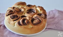 Brioche de rosas con Nutella