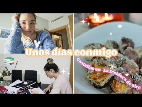 castañas en la freidora de aire | mama opositora | unos días conmigo