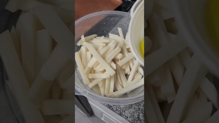papas en freidora de aire las mejores. muy crujientes y ricas