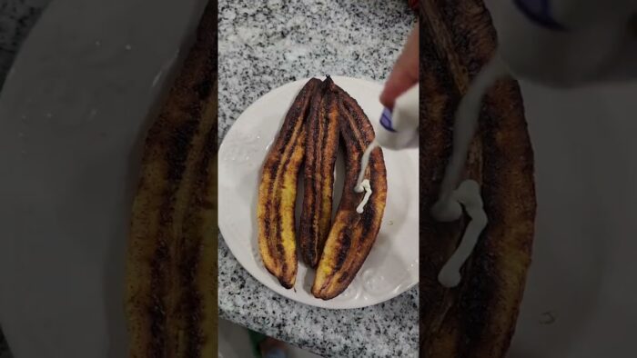 platanos fritos en freidora de aire, los mejores no te arrepentiras.