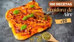 🍕¡Pizza en Freidora de Aire para Principiantes! Pizza Casera en Air Fryer en Minutos 😲