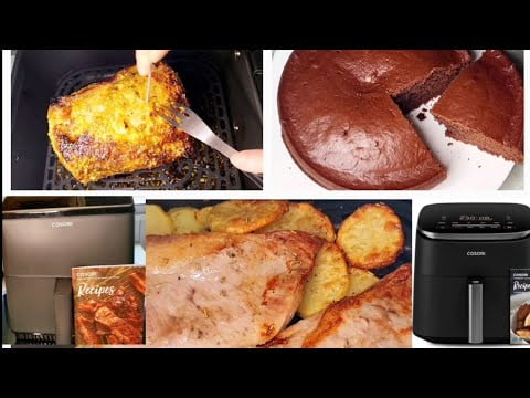 3 RIQUÍSIMAS RECETAS NAVIDEÑAS y OPINIONES de LAS FREIDORAS DE AIRE COSORI DUAL BLAZE vs TURBO BLAZE