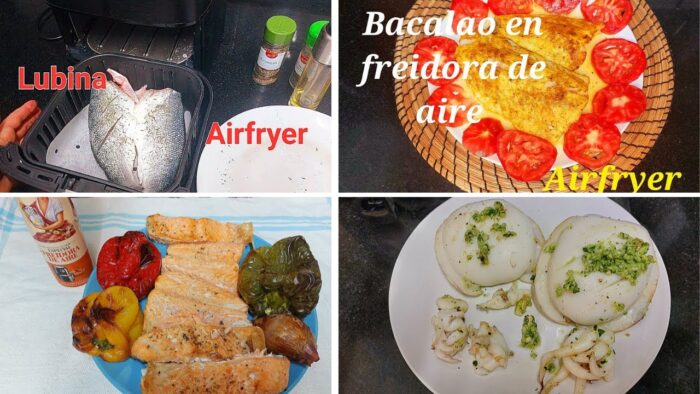 🎄4 RECETAS PARA NOCHEVIEJA EN FREIDORA DE AIRE, Cena o Comida Fáciles y Rápidas #airfryer