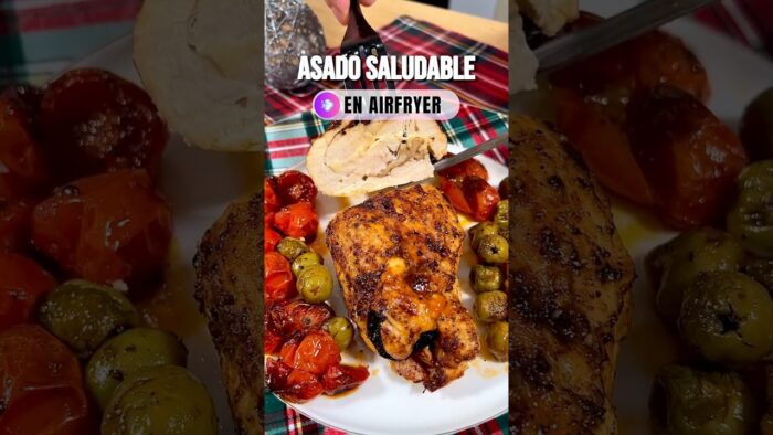 ASADO SALUDABLE EN FREIDORA DE AIRE #receta #airfryer #christmas #freidoradeaire