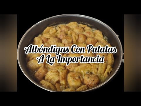 🍽Albóndigas Con Patatas A La Importancia En Thermomix
