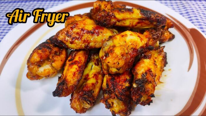 Alitas de Pollo SIN ACEITE en Freidora de Aire😋 Air Fryer #2