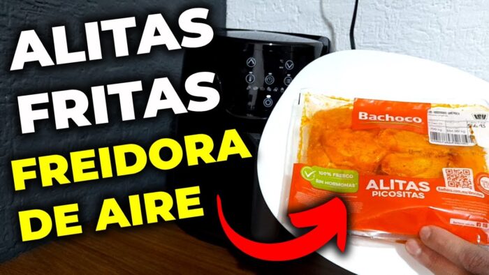 Alitas en freidora de aire | Como cocinar alitas de pollo adobadas(fritas) | Digital Oster 4 litros