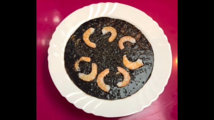 Arroz negro con thermomix
