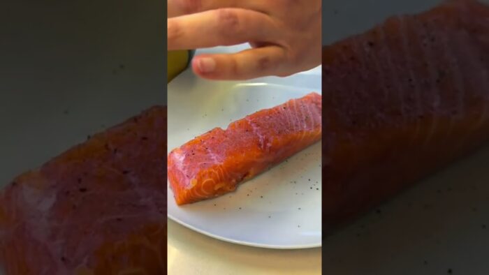 Bestial Salmon CRUJIENTE y saludable en freidora de aire #salmon #crujiente #freidoradeaire