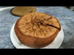 Bizcocho de chocolate en freidora de aire