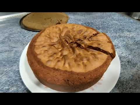 Bizcocho de chocolate en freidora de aire
