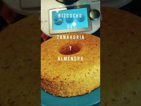 Bizcocho de zanahoria al vapor SIN GLUTEN en THERMOMIX