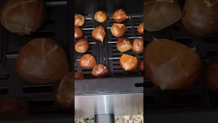 CASTAÑAS en FREIDORA de AIRE