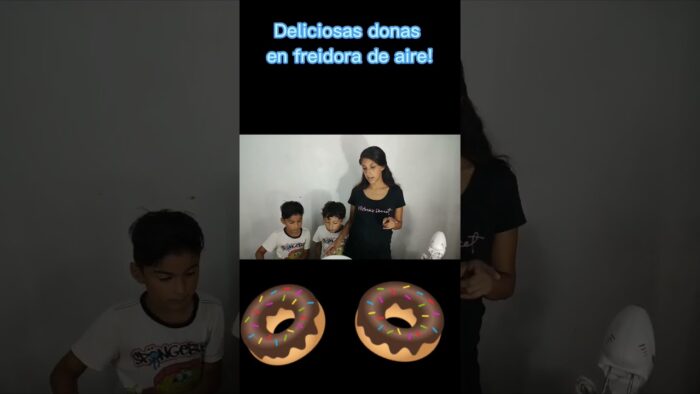 COMO HACER DONAS EN FREIDORA DE AIRE! 🍩