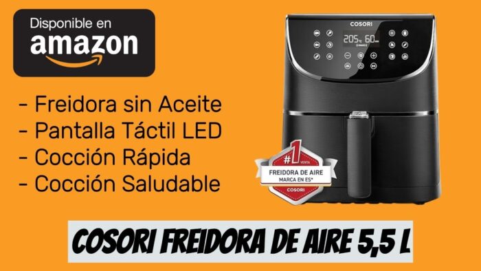COSORI Freidora de Aire 5,5 L