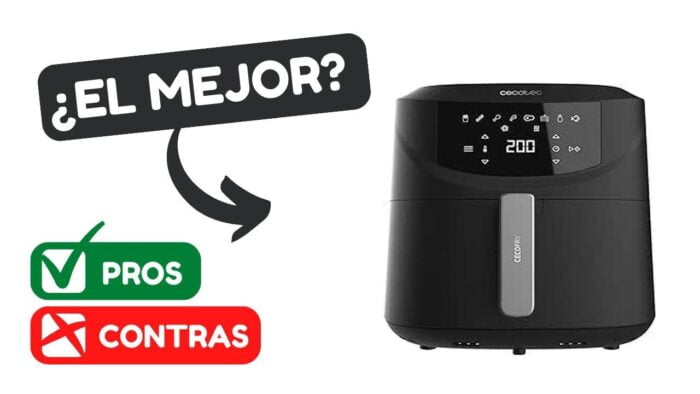 ➡️ Cecotec Freidora sin Aceite de 7,6 L Aire Caliente Cecofry Absolute 7600