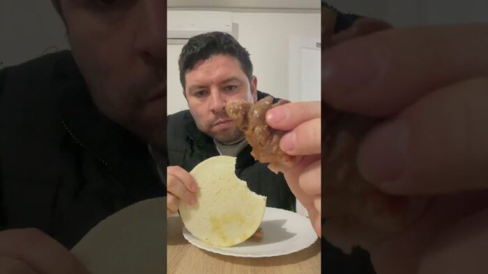 🍖 Cena Espectacular: Carne asada en Freidora de Aire, arepa.