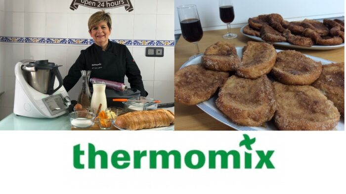 Cocina una Torrijas al Vapor con Thermomix
