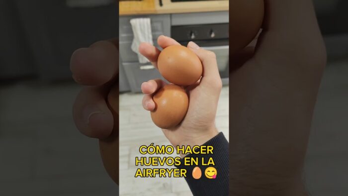 Cómo Hacer HUEVOS🥚 en la AIRFRYER / FREIDORA DE AIRE muy ricos y fácil 😋 #huevos #comida