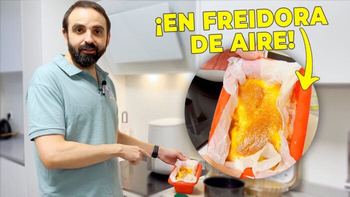 🍰Cómo hacer TARTA DE QUESO en la FREIDORA DE AIRE ✅ Moldes de Silicona para Air Fryer