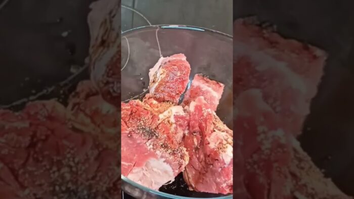 Costillas de res En Freidora de aire #shorts #youtubeshorts #cenadenavidad #navideña #fastfood