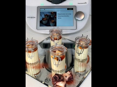Emulsión de pulpo con patatas con Thermomix!!!