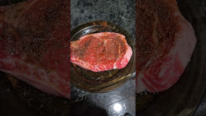 Entrecot de ternera echeo a la freidora de aire