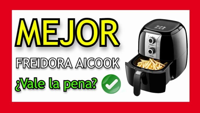 🥇 FREIDORA SIN ACEITE – Aicook Freidora de Aire 5.5 Litros 1700W ¿La MEJOR FREIDORA SIN ACEITE? ✔️