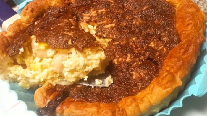 Fabulosa!! Quiche o pastel de puerros y gambas en freidora de aire o en horno
