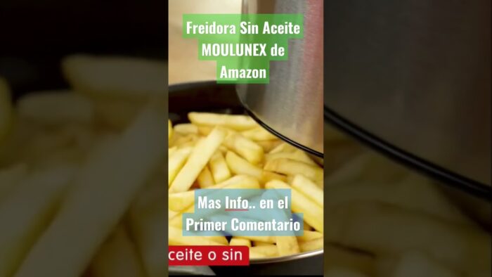 Freidora De Aire Sin Aceite Moulinex EZ401D10 EasyFry Deluxe de Amazon #shorts #freidoradeaire