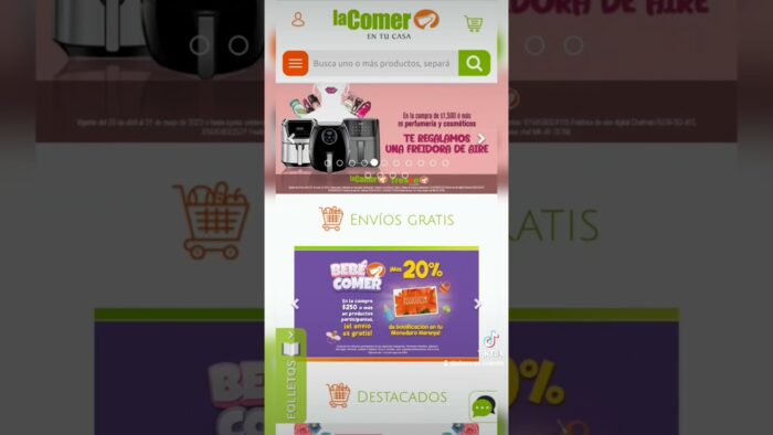 Freidora de aire de regalo en La Comer