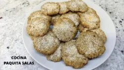 GALLETAS DE COCO Y AVENA VEGANAS con thermomix/COCINA FACIL/COCINA PAQUITA SALAS
