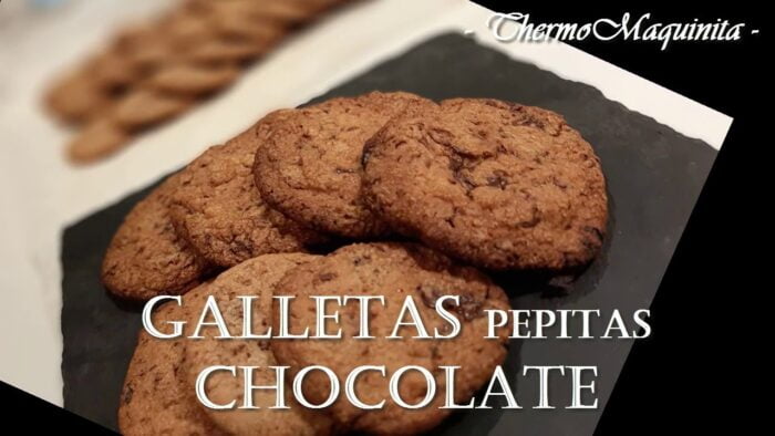 GALLETAS con PEPITAS CHOCOLATE con THERMOMIX.