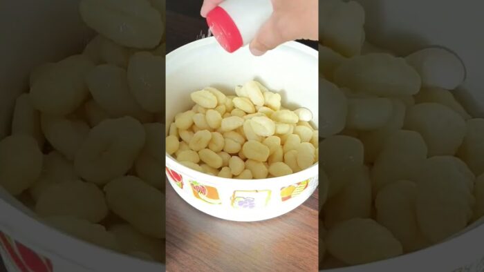 Gnocchi en Freidora de Aire 👌🤤 #gnocchi #freidoradeaire #airfryer #food #otronomaspaqueseveanmuchos