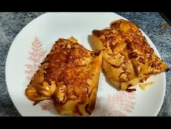 Hojaldre relleno al estilo pizza en freidora de aire