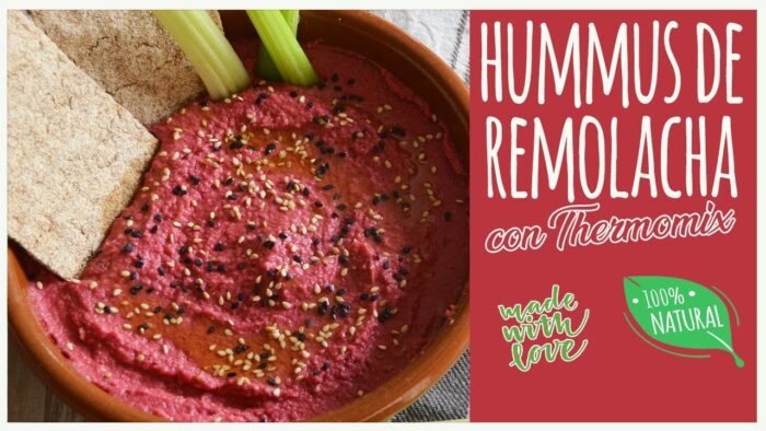 Hummus de remolacha con Thermomix