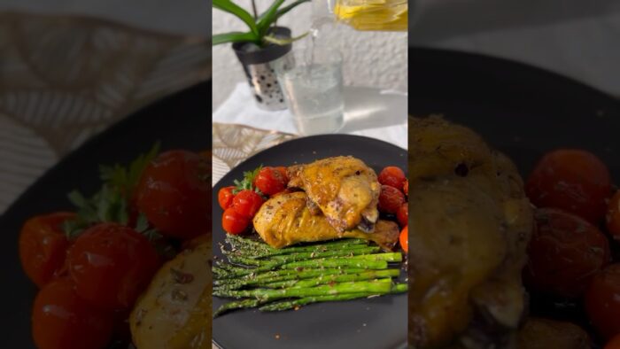 IDEA DE RECETA FÁCIL EN FREIDORA DE AIRE #shortvideo #recipes #recetas #healthy IG: antoos.foodie