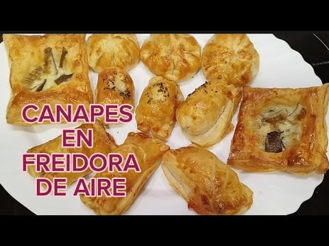 Los canapés de Hojaldre más rápidos y deliciosos | Navidad en Freidora de Aire #freidoradeaire