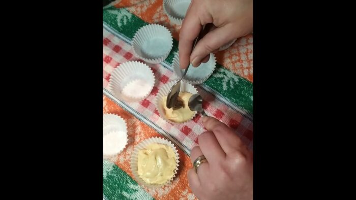 Magdalena de chocolate, con freidora de aire, fácil y rápido, desayuno, meriendas