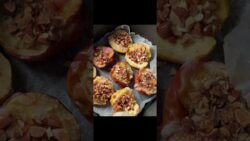 Manzanas horneadas en freidora de aire