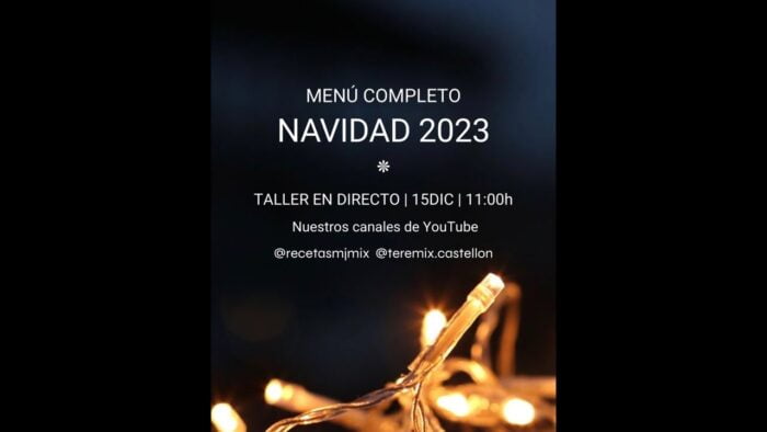 Menú Navidad con Thermomix 2023🎄👩🍳