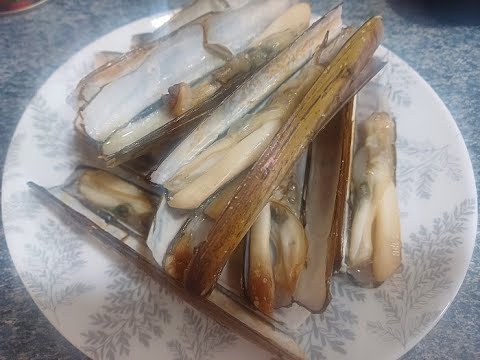 Navajas en freidora de aire