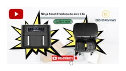 Ninja Foodi Freidora de aire con compartimento doble, 7,6 l, 6 en 1, no usa aceite, Max Crisp, Asar