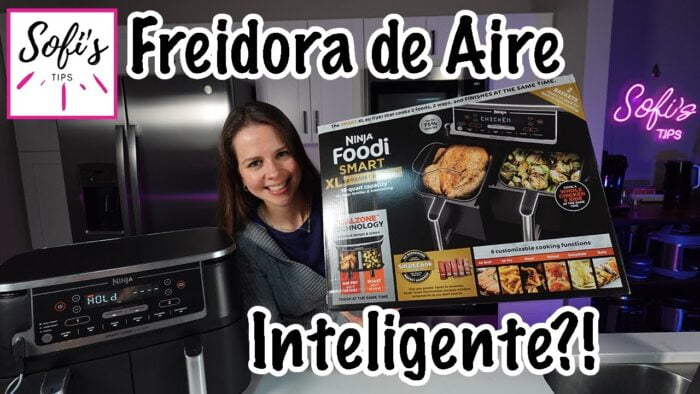 Ninja Foodi Smart Cook 6 en 1 Freidora de aire de canastilla inteligente reseña en español DZ550
