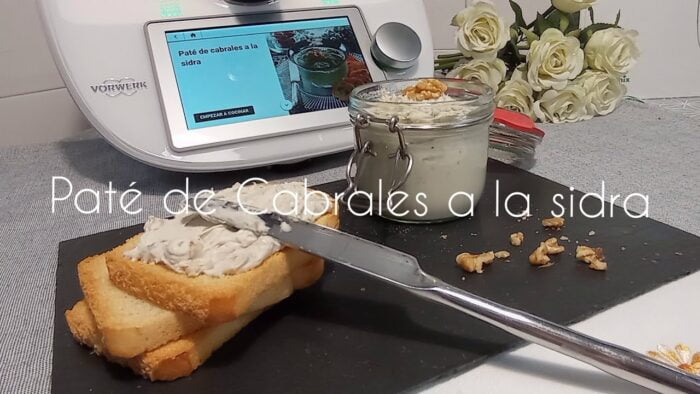 PATÉ DE CABRALES A LA SIDRA con Thermomix